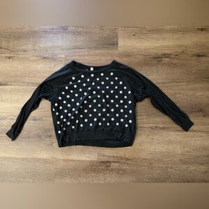 Gray long sleeve with reflective spots